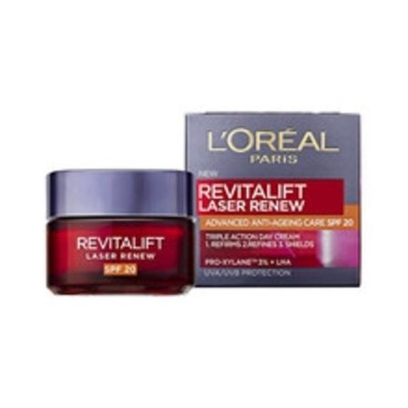 L ́Oréal - Anti-Wrinkle Day Cream SPF 20 Revitalift Laser Renew (Advanced Anti-Ageing Care ) 50 ml 50ml