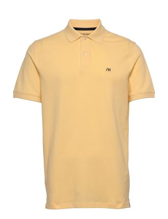 Slh Aze Ss Polo W Yellow Selected Homme