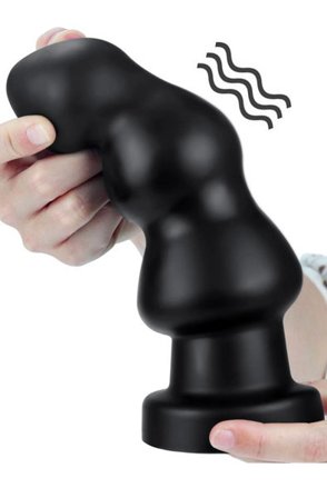 King Sized Vibrating Anal Rigger 20 cm XL Buttplug - Blushme.se