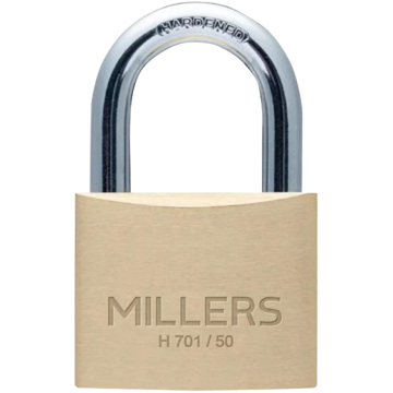 Hänglås Mässing H 701/50