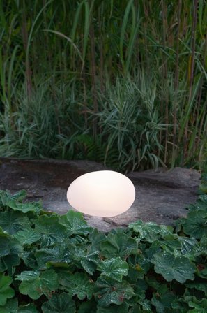 Jotex - Solcelledekor Globy 32 cm Hvit - Kjøp Utebelysning hos Jotex