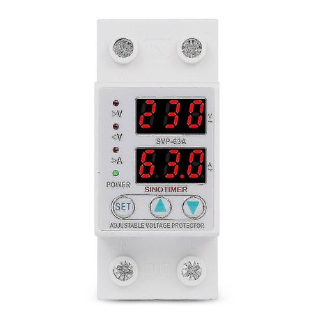 63a 230v Over Under Voltage Protective Device Protector Current Limit Voltmeter