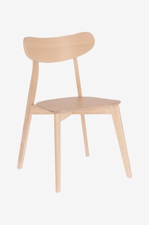 Kave Home - Stol Safina, 2-pk - Hvit - Stoler - Fra Homeroom