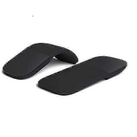 Microsoft Arc Mouse Bluetooth-mus för PC-laptops Kompatibel Windows Mac Chrome OS (tunn lätt transportabel taktil) - Svart