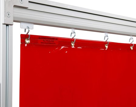 Industridraperier Björndraperiet 102110 Sveiseskjerm 1,4 x 2,4 m, transparent Klar, Sveising