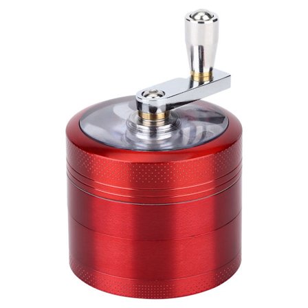 Urtekværn med 3 kamre, praktisk kaffekværn med rustfrit stålnet og håndsving, bred anvendelse krydderikværn