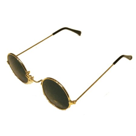 Sjove runde grønne briller