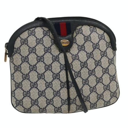 Gucci Vintage, Pre-owned Shoulder Bag Grijs, Dames, Maat:ONE Size,leer