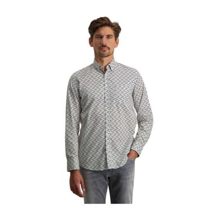 State of Art wit , Beige , Heren , Maat: L Casual Overhemden