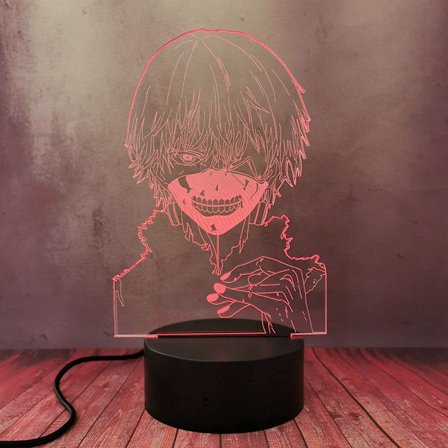 Tokyo Ghoul Kaneki Ken 3D Illusion Nattlampa Smart To