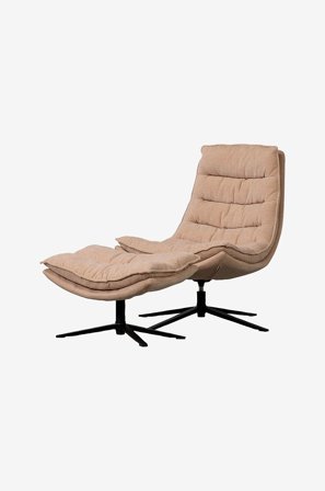 WOOOD - Kube Drejestol - Natur - Lænestole - Fra Homeroom