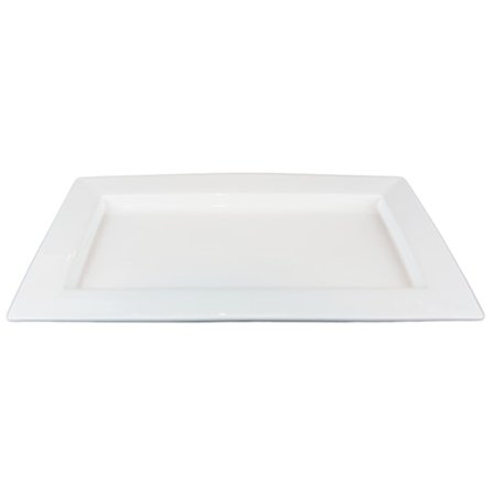 Rektangulär Porslins Tallrik - 6 pack