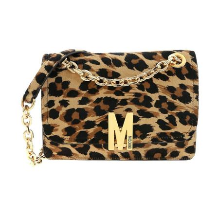 Moschino, Shoulder BAG Bruin, Dames, Maat:ONE Size