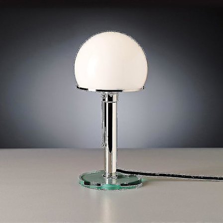 Nattbordslampe LED Designer Bauhaus Lampe Enkel Glassbordlampe For Stue Unik Belysning Høy Kvalitet