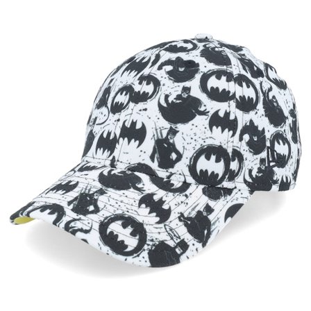 New Era - White adjustable Czapka Z Daszkiem - Kids Super All Over Print 9FORTY Batman White Adjustable @ Hatstore