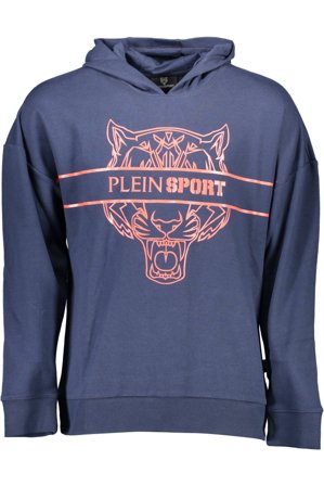 Plein Sport Felpa Senza Zip Uomo Blu