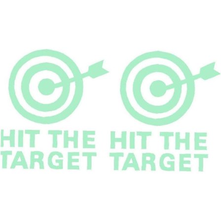 Roliga träffa mål toalett klistermärke 2-pack växa i mörkret Wc vägg klistermärke dekal toalettstol klistermärke