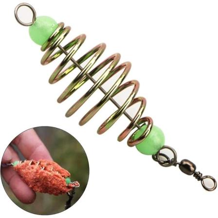 Betesfiskeutrustning 2023-5st Betesfällor Karpbetshållare karp Fiskeredskap Matarfiske grön