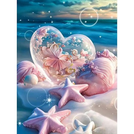 1 st Love Heart Diamond Painting, 5D DIY Diamond Painting i Diamon