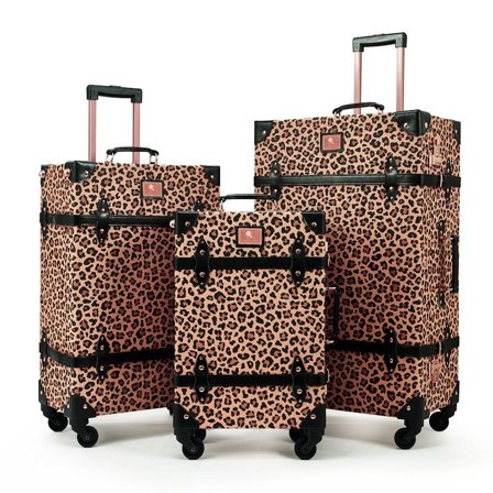 Uniwalker Koffert Retro Leopard 20"
