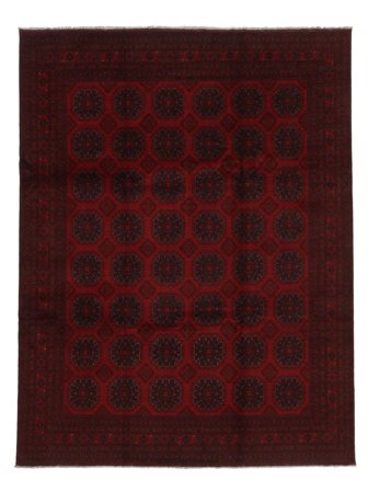 Hand Knotted Afghan Khal Mohammadi Rug 299X385 Wool Black Large
