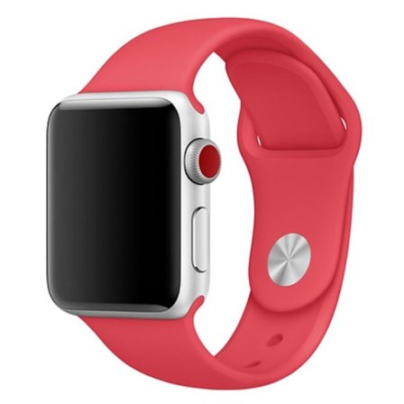 Apple Watch Series 4 40mm fleksibel silikone Urrem - Lys Red