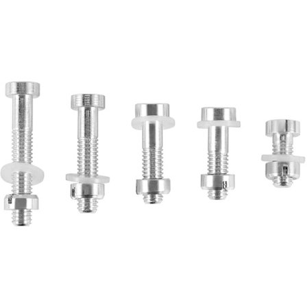 5 st M2.5 skruvar bult mutter bricka set skivspelare LP skivspelare vinyl pickupnål