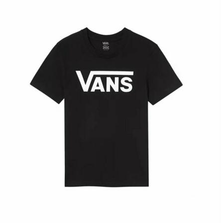 Vans, T-Shirt Va 3Up 4Blk XS Zwart, Dames, Maat:L