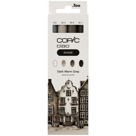 Copic Ciao Shade Set Dark Warm Gray Pack of 4