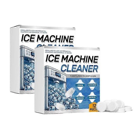 Rengjøringstabletter for ismaskin, kalkfjerner for ismaskiner og for fjerning av smuss