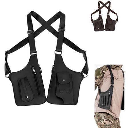 Rygsæk, 2025 ny tyverisikret herre pung underarms lædertaske mobiltelefon afslappet rygsæk