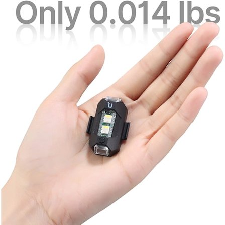 Drone Strobe-lys, anti-kollisionsbelysning, 0,014 lbs letvægts og lang levetid Rgb LED-lys til Dji Mini 2/air 2s/mavic Air 2/2 Pro/mavic Mini/fp