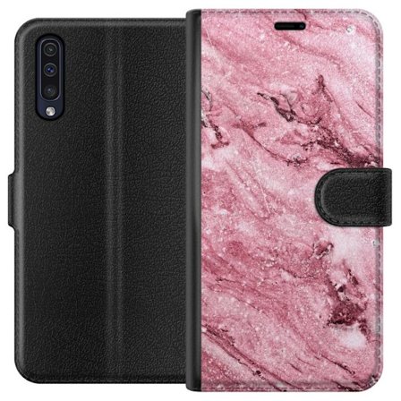 Kompatibel Tegnebogsetui til Samsung Samsung Galaxy A50 rosa