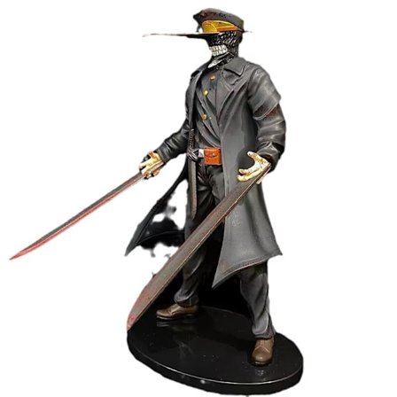 Motorsager Mann Samurais Sverd Kantanas Manns Anime Figur Leke Samleobjekt Modell Statue Leker PVC Figurer Skrivebords Ornamenter Fans Samleobjekt 