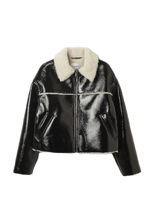 Carin Wester Jacka med pälskrage MATERA Jackor Svart M