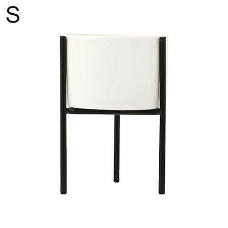 Dekorativ gjenbrukbar kompakt liten keramikk blomsterpotte for rom