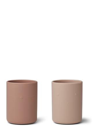 Ethan Cup - 2 Pack Home Meal Time Cups & Mugs Cups Lyserød Liewood