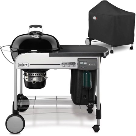 Weber Performer Deluxe GBS 57 cm med overtrekk' - 'Svart