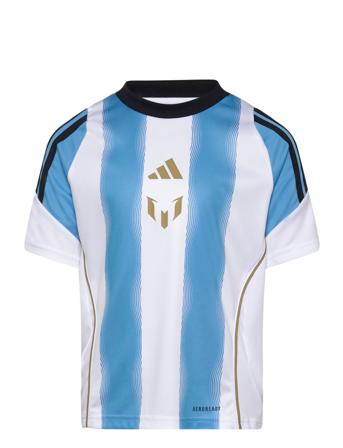 Messi Tr Jsy Y Sport T-shirts Football Shirts Blue Adidas Performance