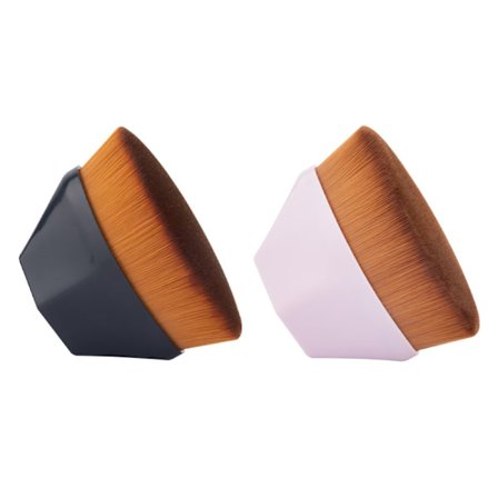 2 st No. 55 foundation make-up borste multifunktionell magisk borste puder