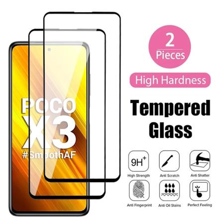 2Pcs Fullt Härdat Glas För Xiaomi Poco X5 X4 X3 Nfc F3 F4 Gt F5 Skärmskyddade Poco M3 M4 M5 Pro M5s C50 C55 C65 Glasfolie For Poco X4 Pro