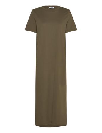 Mschliv Organic Ss Dress Khaki MSCH Copenhagen
