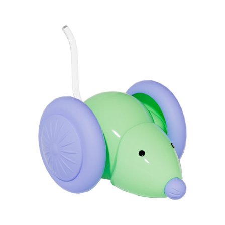 2 stk. Automatisk Kattelegetøj Elektrisk Bevægelig Rotte til Indendørs Katte Killing Legetøj Motoriseret Kæledyr