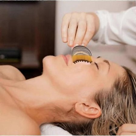 Lymfatisk Kontur Ansigtsbørste, Tør Børstning Ansigtsbørste, Lymfatisk Drænage Massager