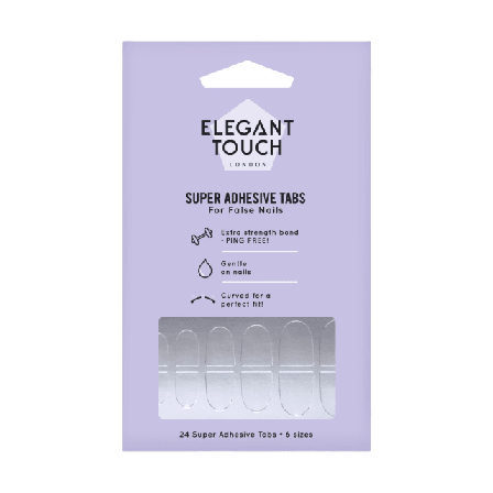 Elegant Touch Super Adhesive Tabs Lösnaglar & dekoration Unisex 1 PCS