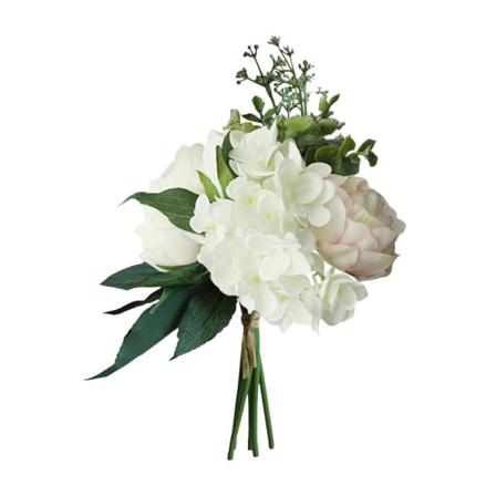 Konstgjord Pion Blomma Bukett Bröllop Dekor Hemmakontoret Bord