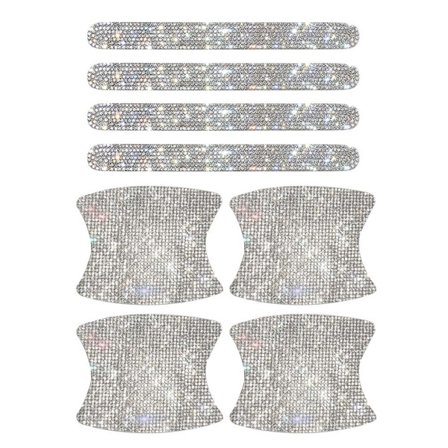 8kpl Auton oven tarrat ovenkahvan suoja VALKOINEN