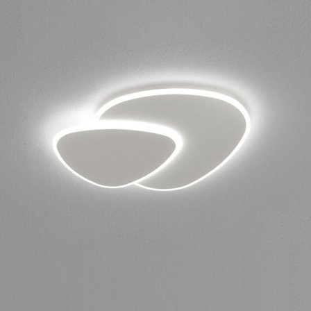 LED Taklampe 40cm Geometrisk Flush Mount Metall Moderne Stil