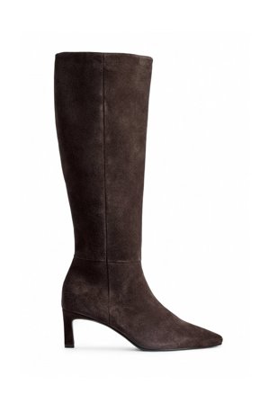 Premium Selection Suede Knee High Boots - Støvler - Brun - EU 39