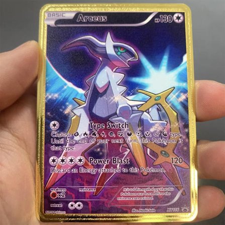 Engelske Pokemon Metallkort Arceus Bokstaver Jernkort Mewtwo Gx Charizard Vmax Cartas Pokémon Vmax Battle Collection Kort Gaver